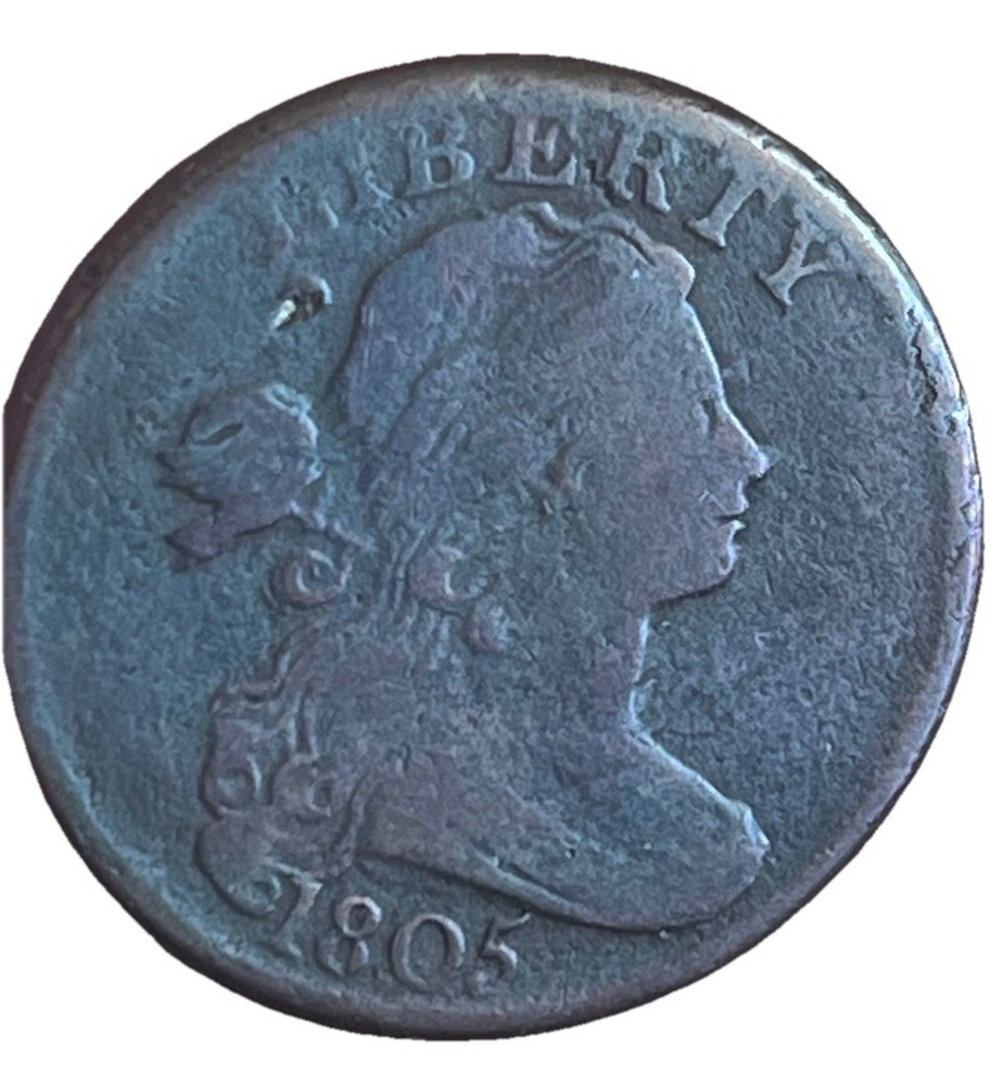 1805 Draped bust large cent ,  Fine   Nice & scarce
