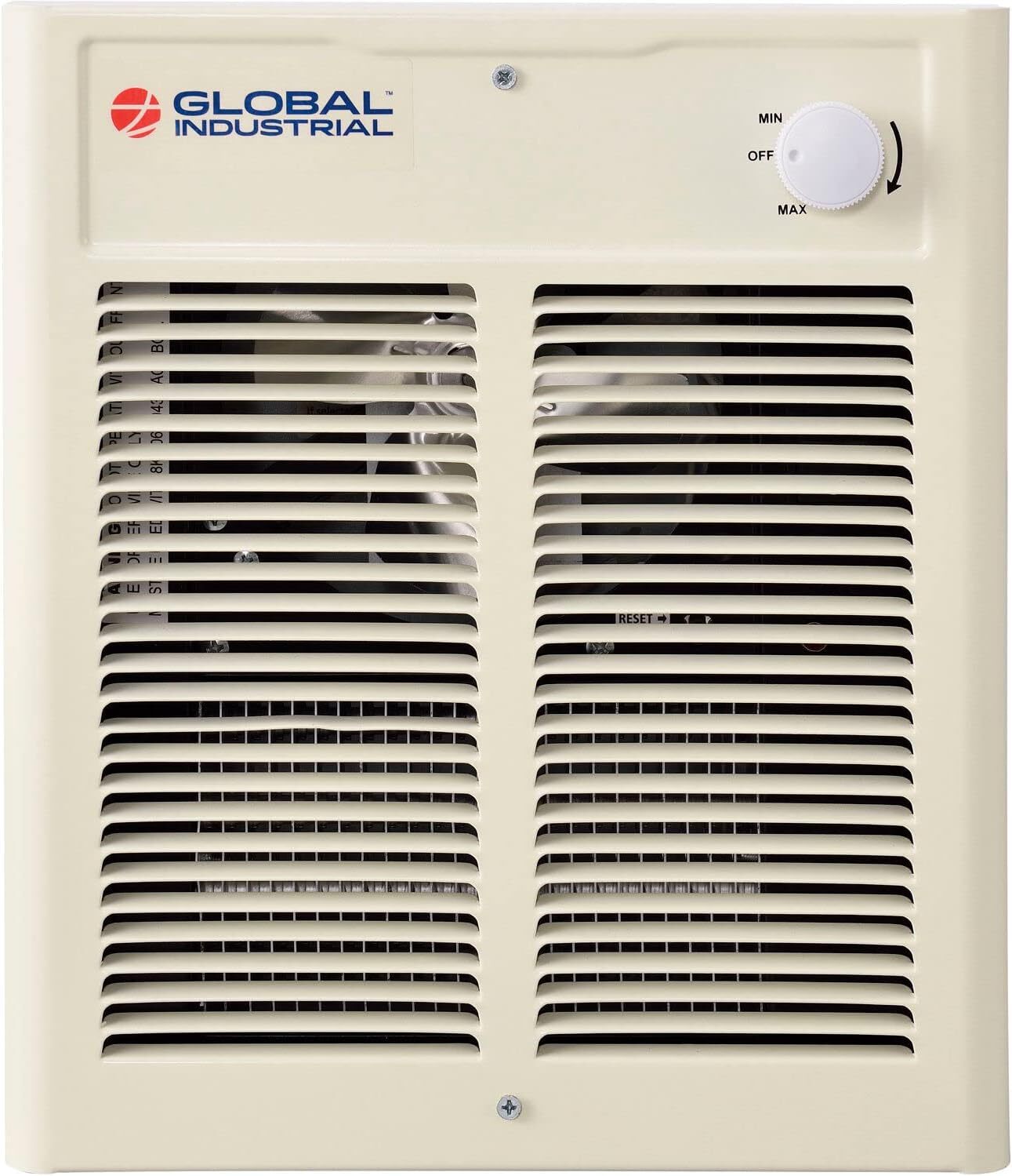 Fan Forced Wall Heater Shaded Pole Motor 1500/2000W 208/240V