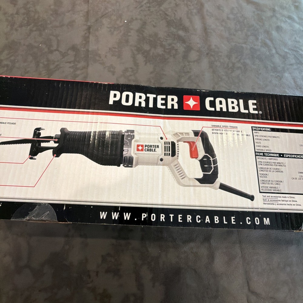 Porter Cable 7.5Amp Variable Speed Reciprocating Saw