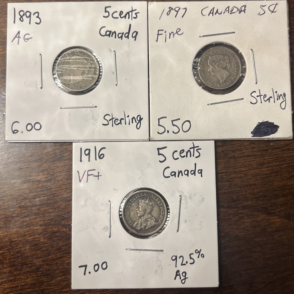 Canada 5 Cent Lot