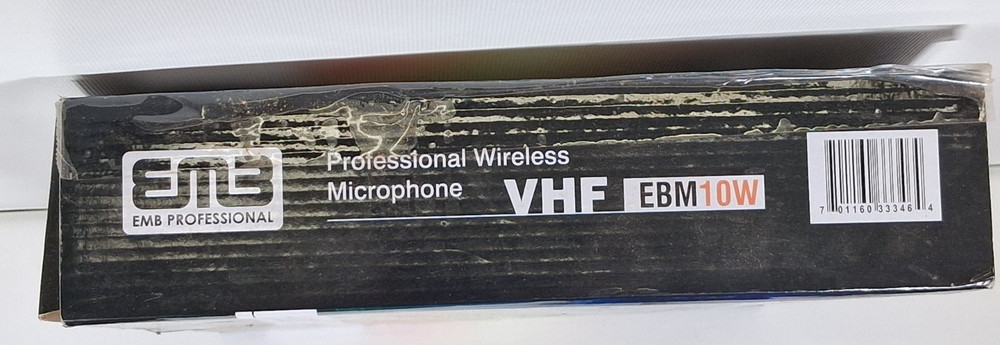 EMB Pro EBM10W Professional Dual VHF Wireless Handheld Microphone System