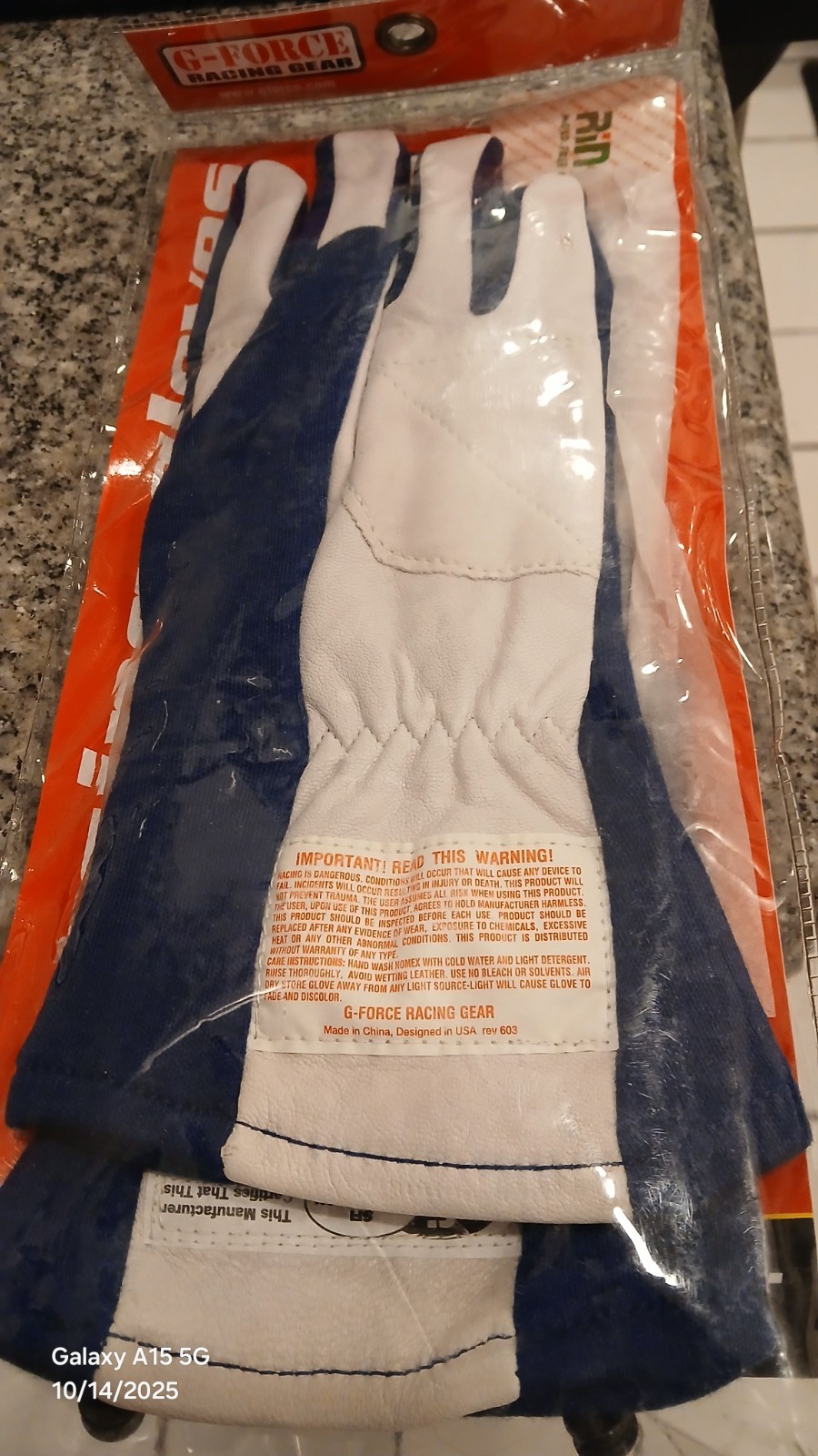 NEW Boss 302 Owners Kit Track Attack G-Force Racing Driving Gloves SM-G Force