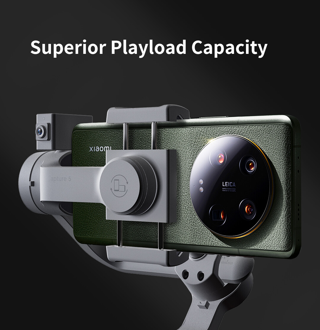 TOALLIN 3-Axis Smartphone Gimbal Stabilizer with AI Tracking for iPhone/Android