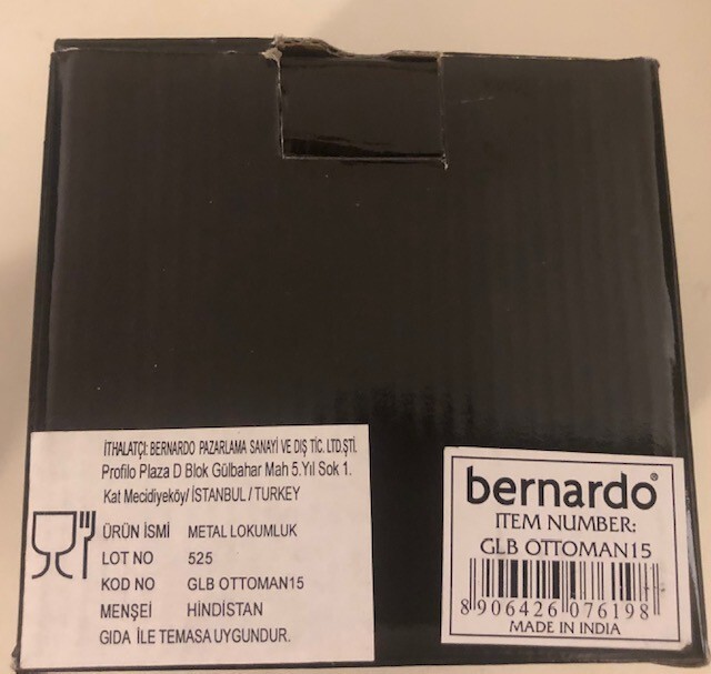 Hammered Silver Ottoman Fez Hat style Candy Sugar Dish Bowl by Bernardo