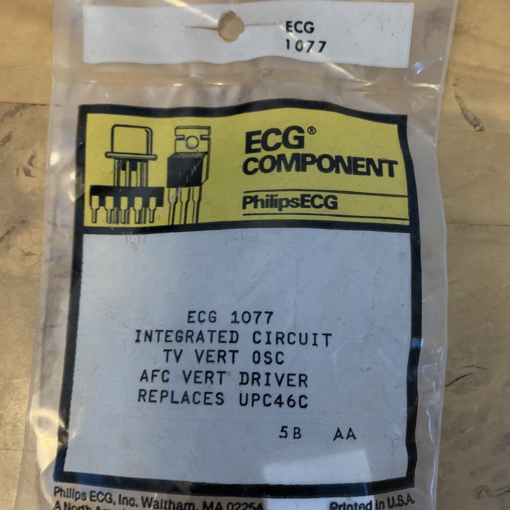 ECG1077 Integrated Circuit SYLVANIA
