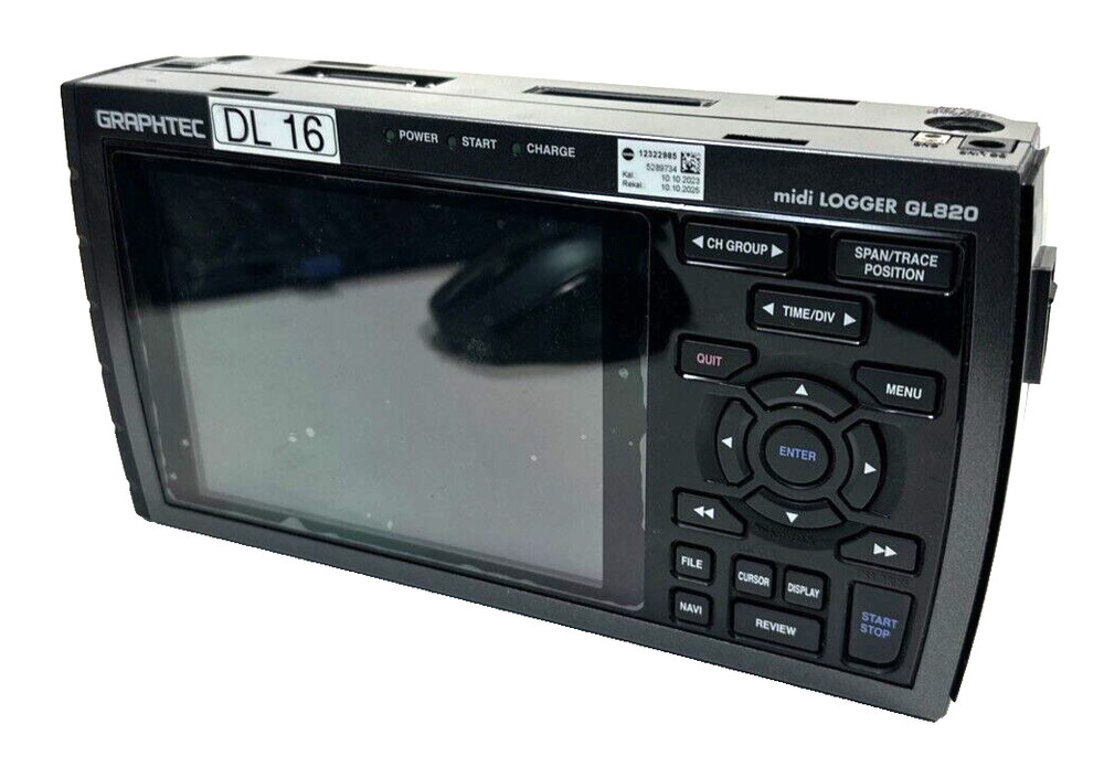 Graphtec midi LOGGER GL820 Compact Multi Channel Data Logger