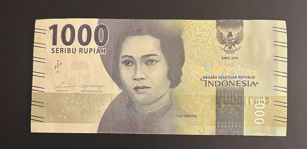 1000 rupiah 2016 Indonesia