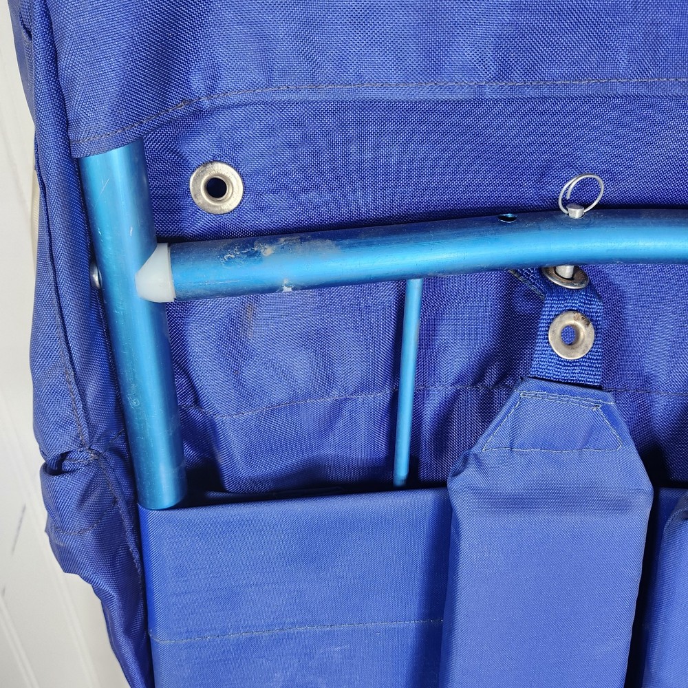 Vintage 1970ish RED, WHITE & BLUE EXTERNAL FRAME BACKPACK