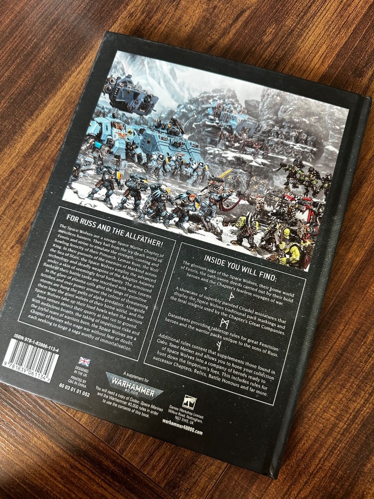 Warhammer 40,000 Codex Supplement: Space Wolves (Games Workshop) 9th Edition