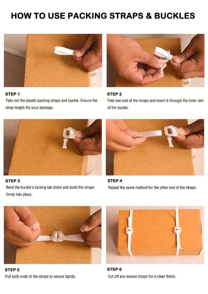 Banding Strapping Kit, Packaging Strapping Tool, with 5900" Length Poly Strap...