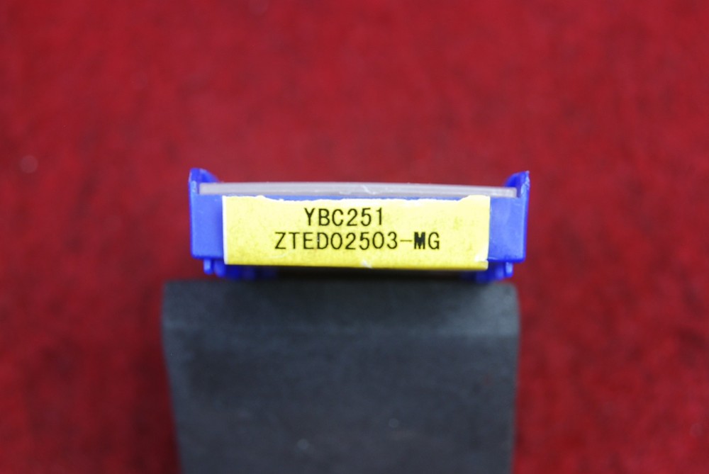 ZTED YBC251 GROOVING INSERTS BOX OF 10