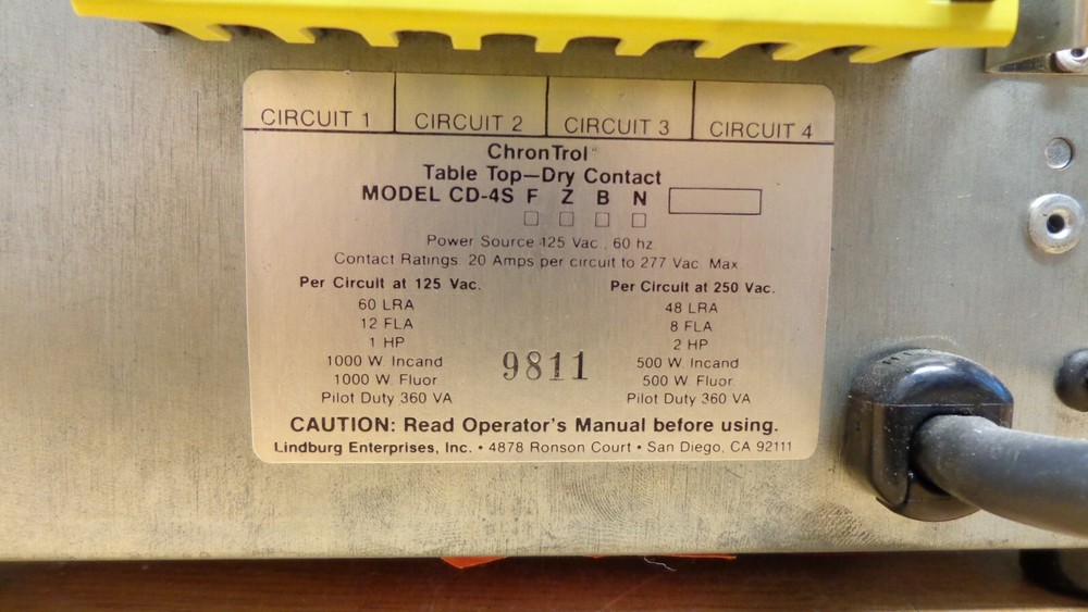 ChronTrol CD-4S Table Top Programmable Timer