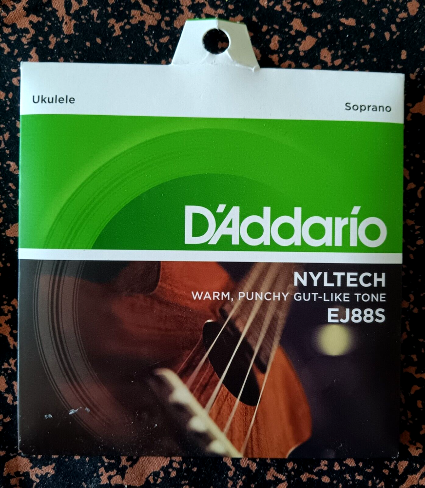 D'Addario EJ88S Nyltech Soprano Natural Nylon Ukulele Uke Strings