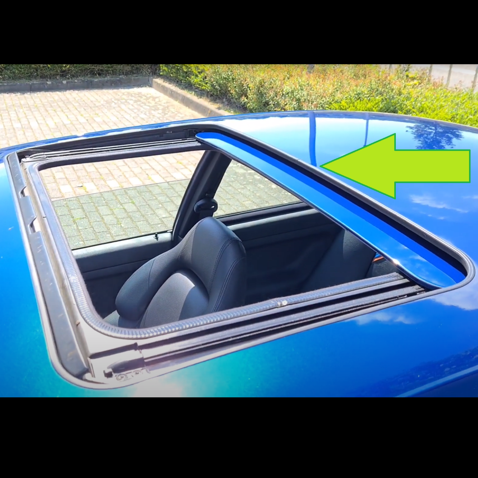 BMW E36 Coupe 4 Pieces Seal Kit for Door Seals + Sunroof Seal + Trunk Lid Seal