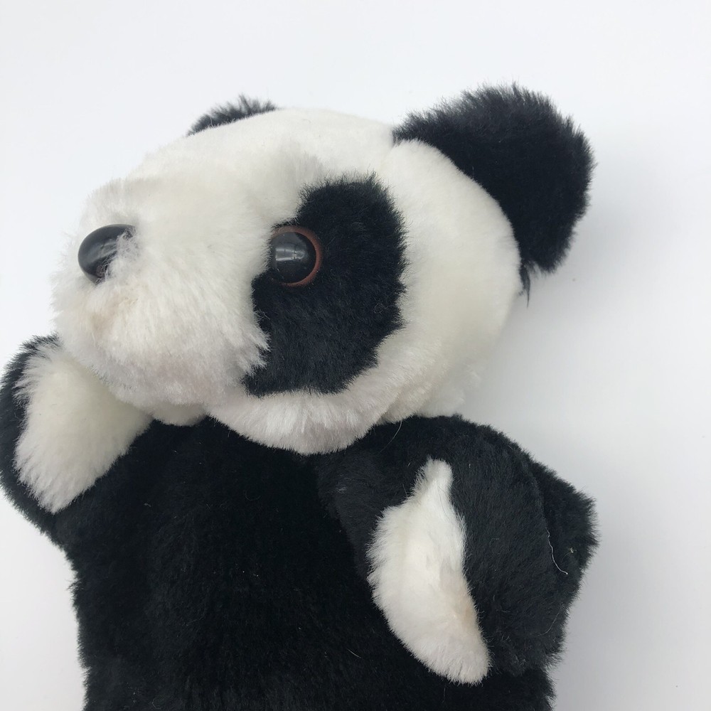 Vintage Hand puppet Panda Bear