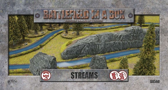 Battlefield in a Box: Streams Terrain By Battlefront BB560