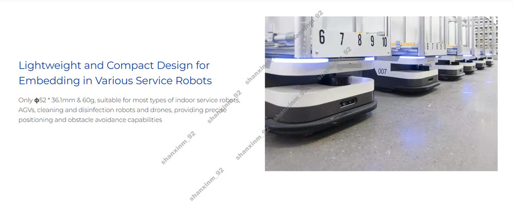 N10 360°2D Detection LiDAR for Precise Positioning & Obstacle Avoidance