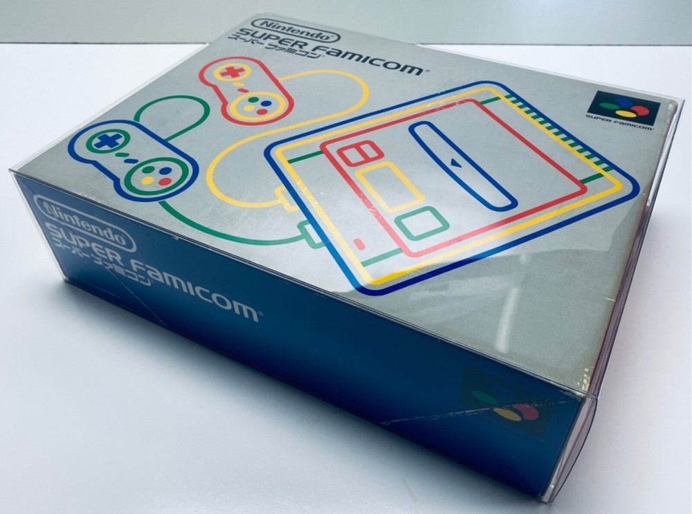 1 Console Box Protector For SUPER FAMICOM Console boxes. Clear Display Case