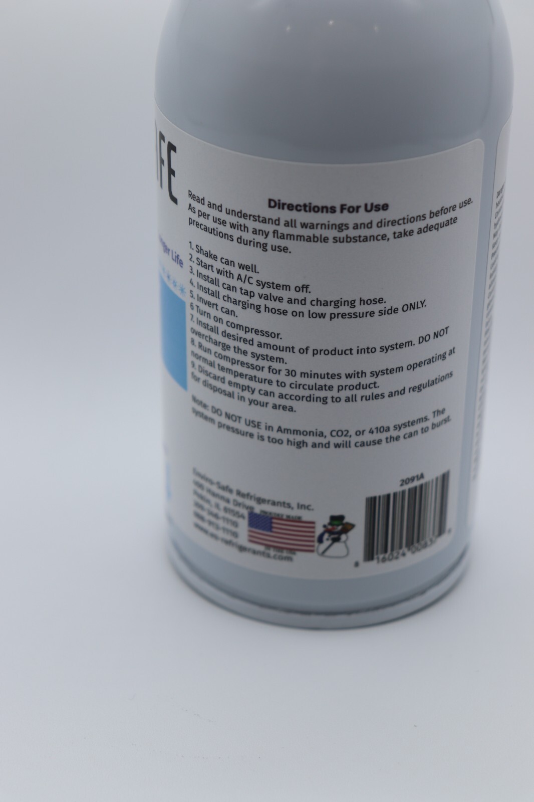 r1234YF Refrigerant Support, 1234YF Support, Arctic Air - 6 Pack