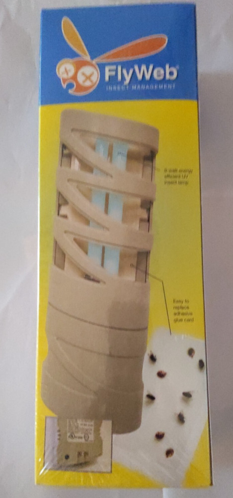 1 FlyWeb Fly Light Trap Fly Web Control Insects Flies Beetles Moths Fruit Flies