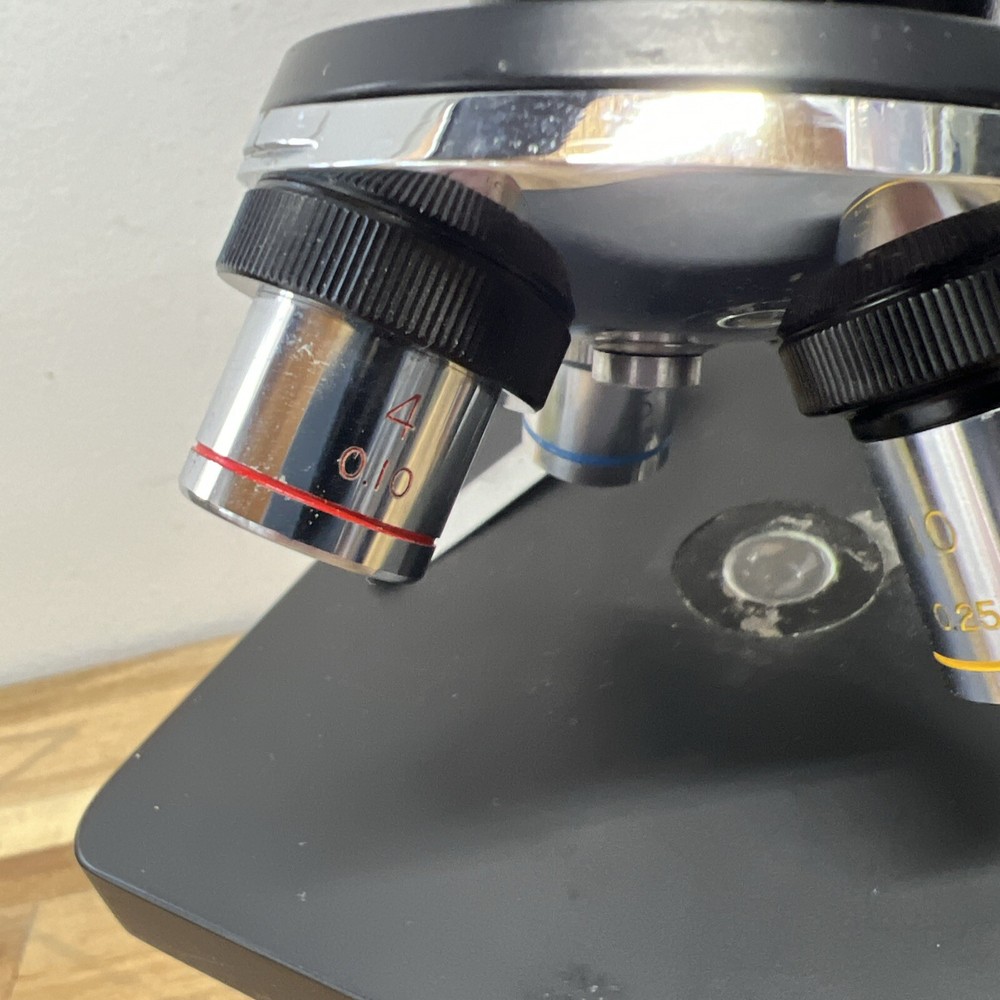 Wolfe Model 831385 Monocular Compound Microscope Made In Japan Free Ship P2