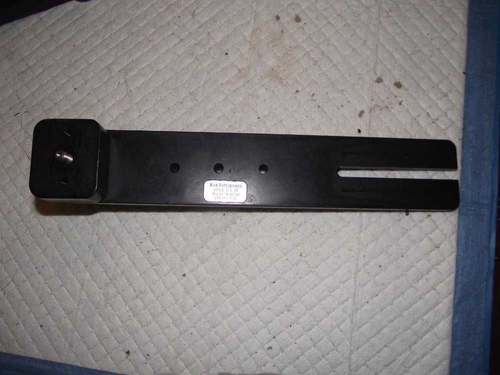 Kirk Enterprises Flash and Camera Tripod Mount Bracket 10" x 1.75" # G620