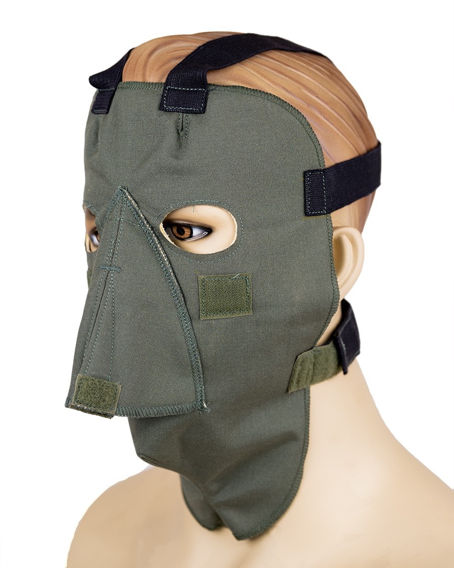 New US Army Extreme Cold Weather Mask Sage Green OSFM 100% Cotton Made In USA