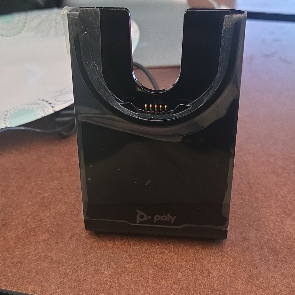 Plantronics USB-C Headset Charging Dock Base 214183-504 Black
