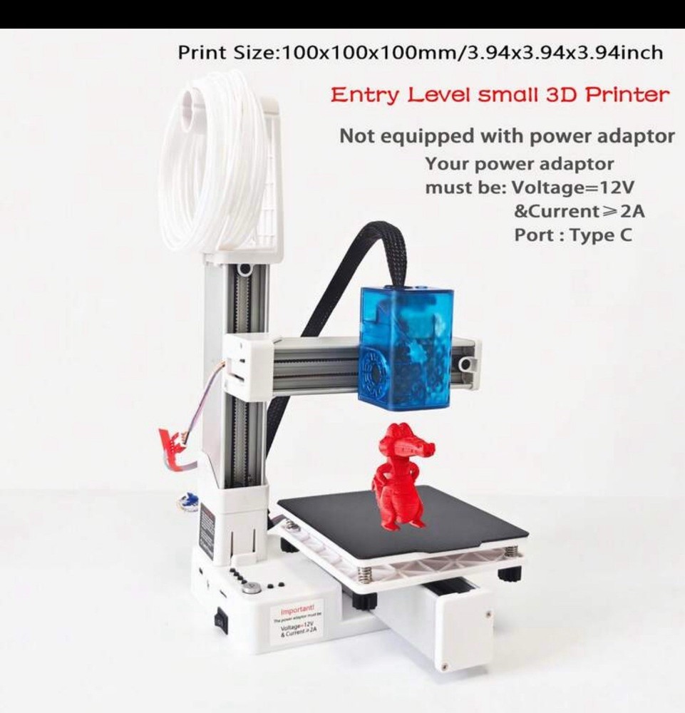 EasyThreed Mini 3D Printer, Black