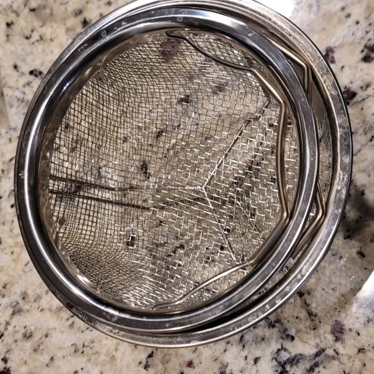 Pampered Chef QUICK COOKER 2 Nesting STEAMER BASKETS SET - 100118 - EUC