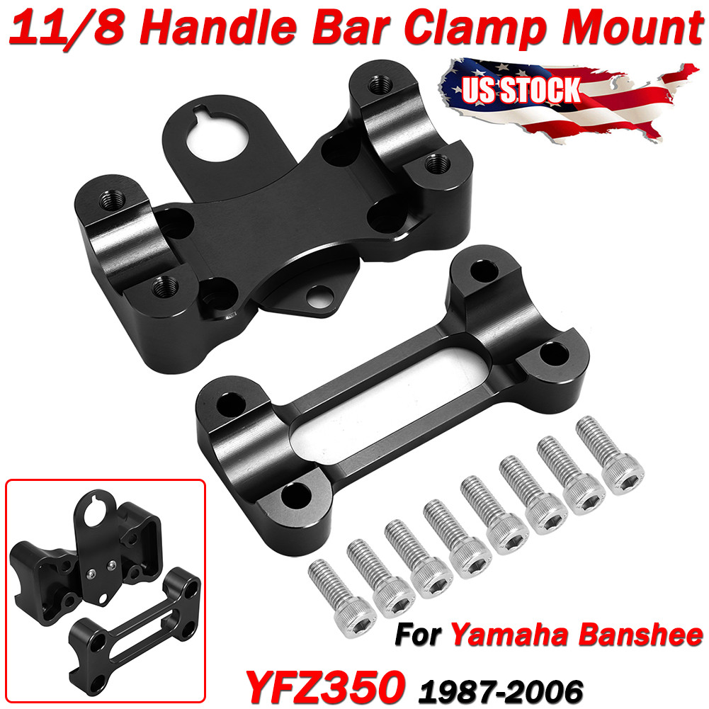 Aluminum 11/8 Handle Bar Clamp Mount For Yamaha Banshee YFZ350 1987-2006 1988