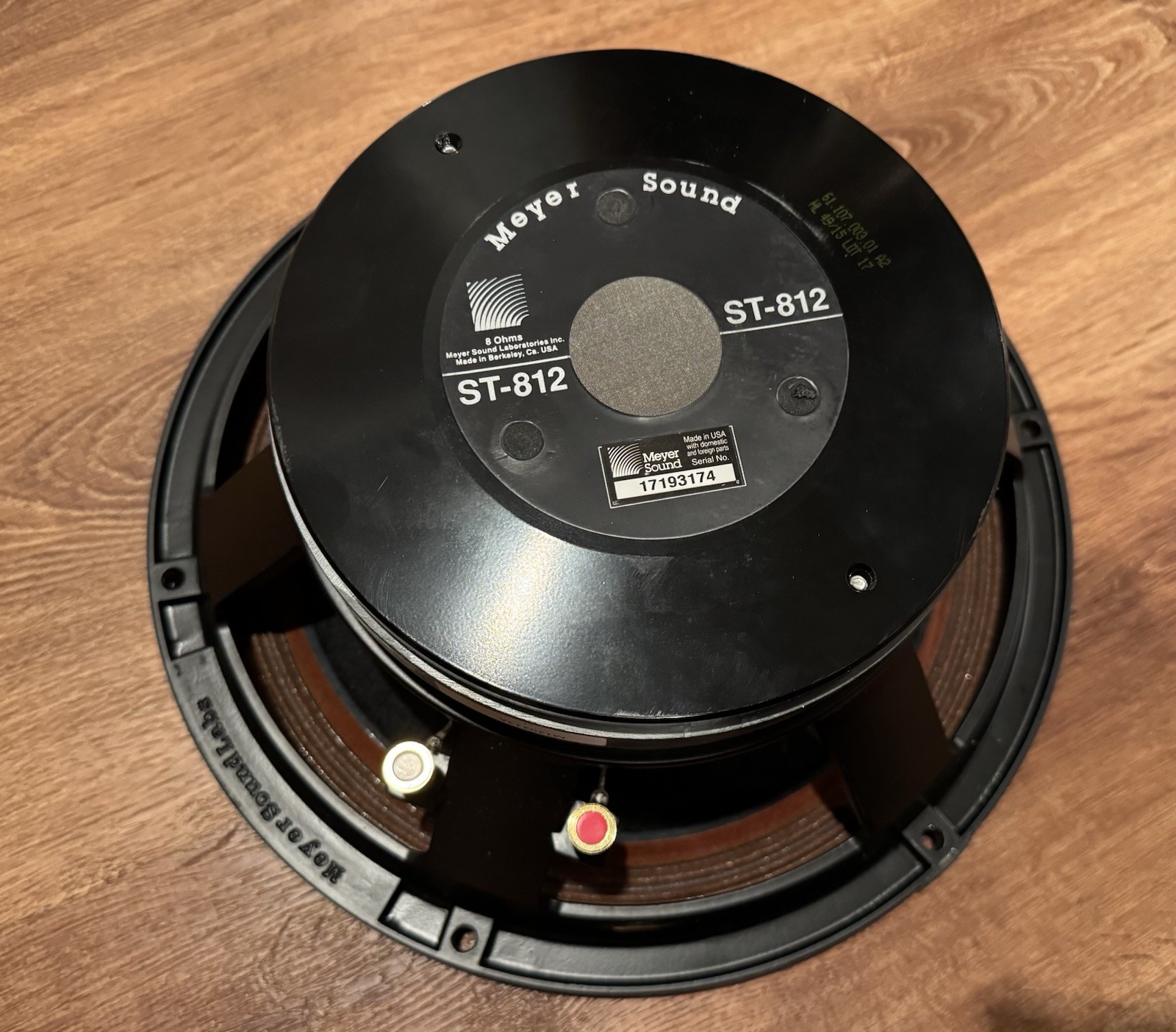 Meyer Sound ST-812 12" Replacement Driver  Speaker Woofer - FREE SHIPPING in USA