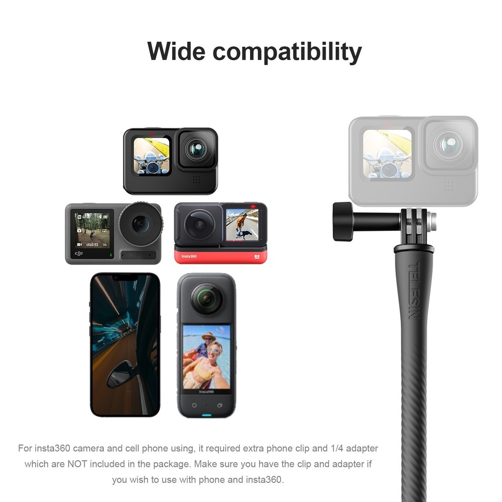 Silicone Flexible Extension Arm for Insta360