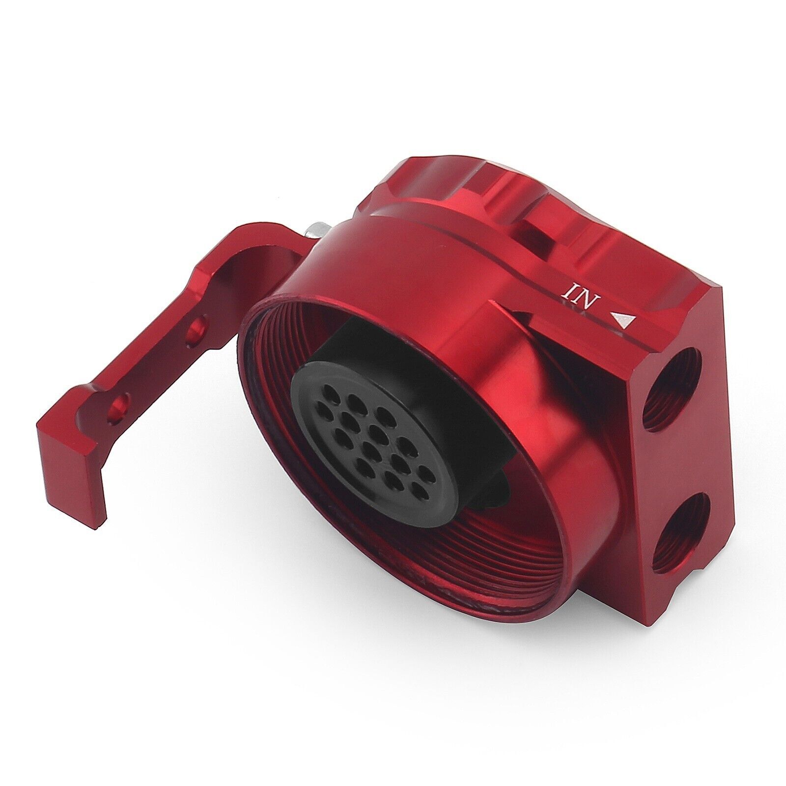 Oil Catch Can Kit Reservoir Baffled Tank with Breather Filter Universal Aluminum