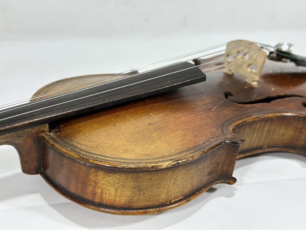 Antique German Violin Labeled "Carl Bachmann" With Case ~ Size 4/4