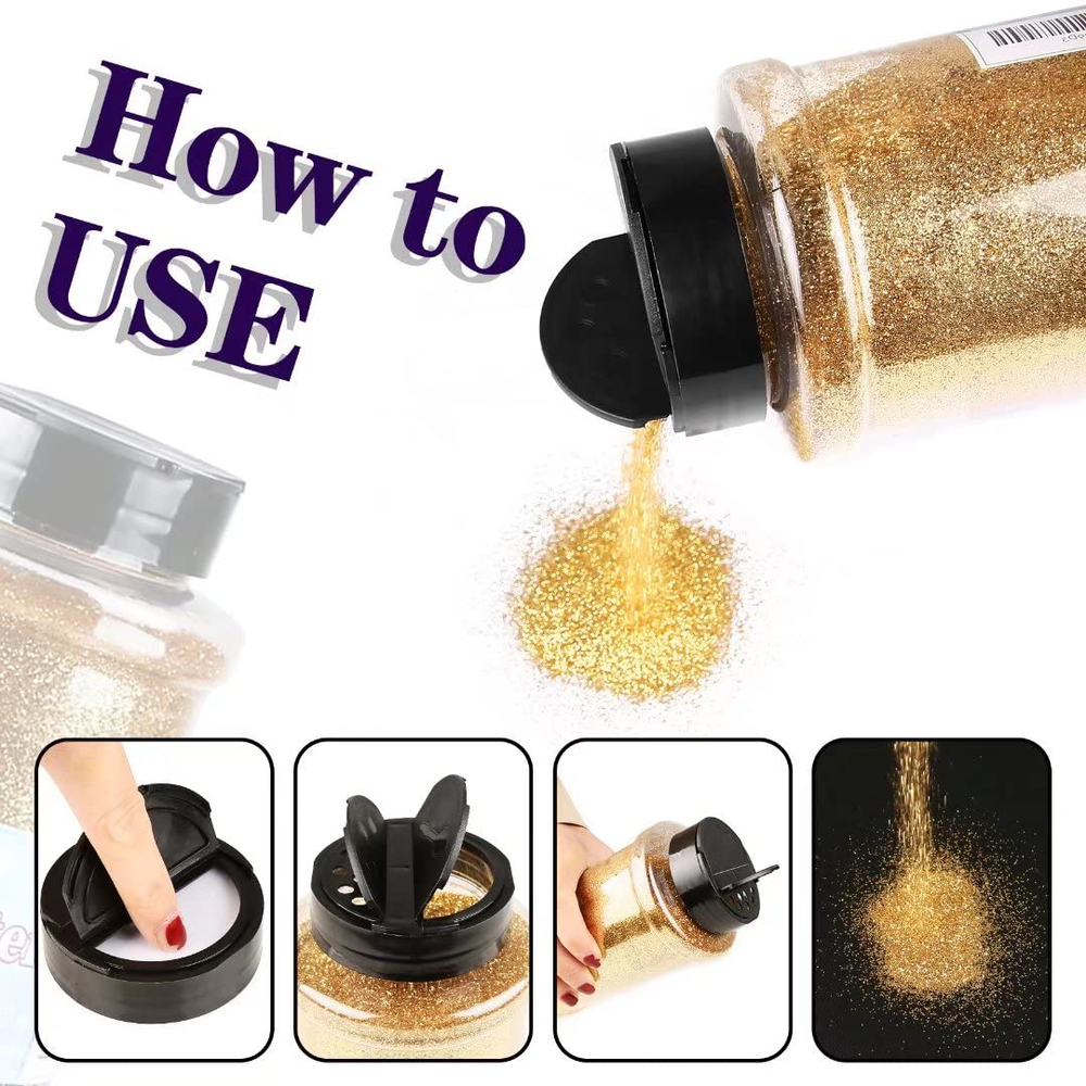 White Fine Glitter 1 Pound 16 OZ Glitter Powder