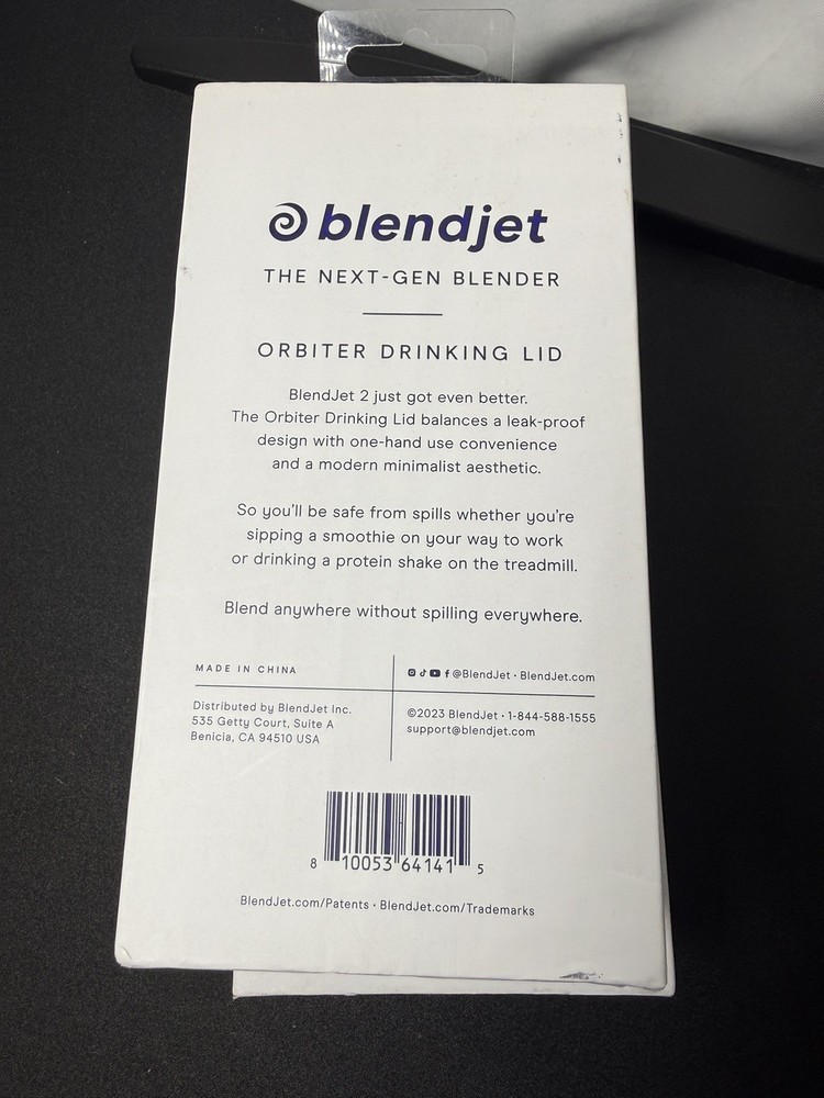 Two BlendJet 2 - Orbiter Drinking Lids BPA-Free (2C3)