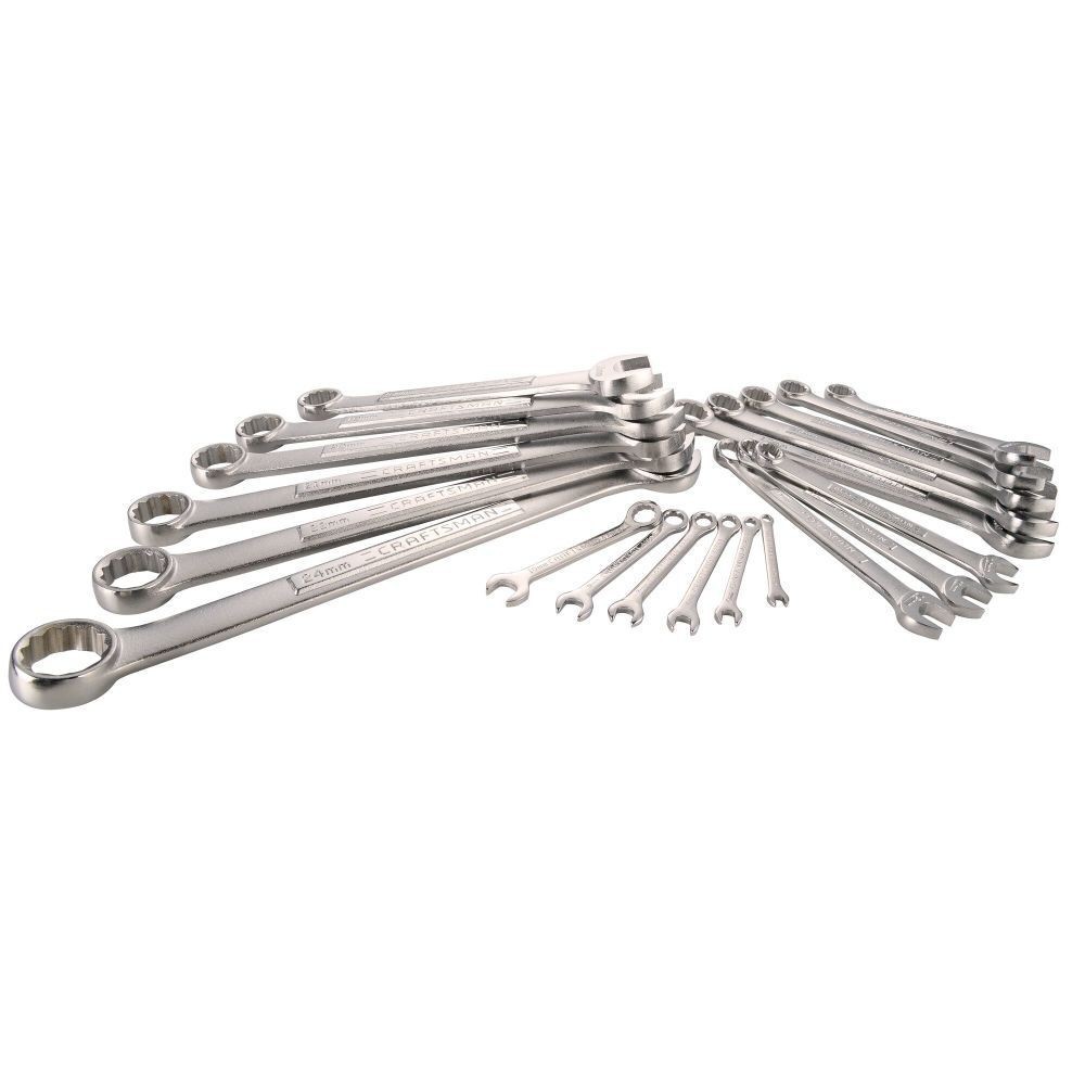 CRAFTSMAN Metric Combination Wrench Set, 20pc