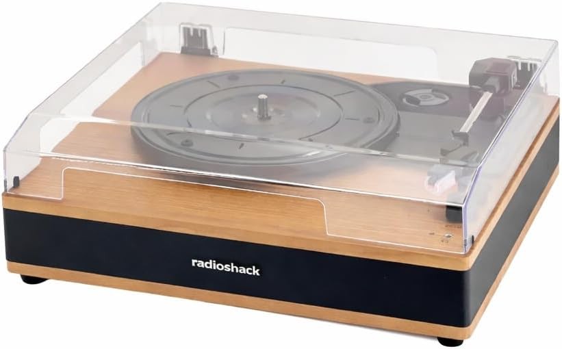 RadioShack Retro Wireless 3-Speed Bluetooth Vinyl Turntable Model #4001797