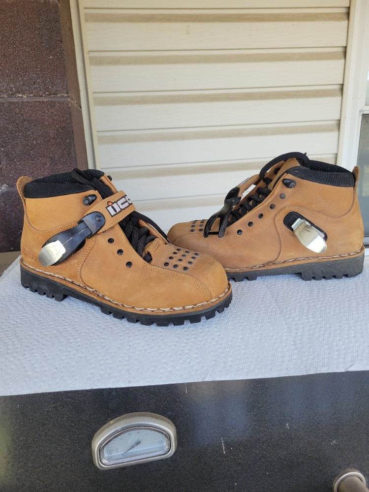 Icon Womens Motorcycle Boots Size 8