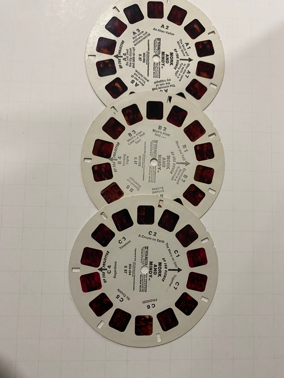 Viewmaster Reels, Paramount Pictures "Mork and Mindy" 1978