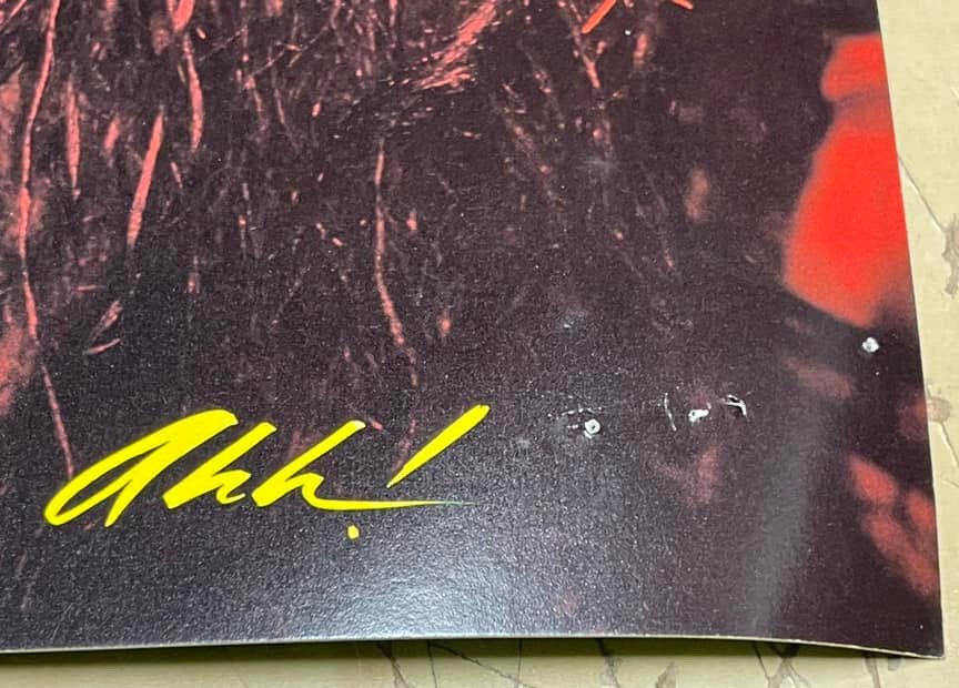 Vintage 1988 Poison Promo Poster 12" x 12" Open Up and Say Ahh! Uncensored