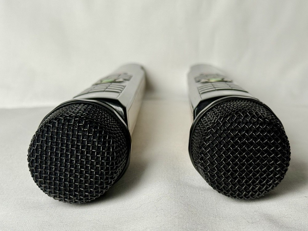 Two Diamond Magic Sing ET19KV Wireless Karaoke Working Replacement Microphones