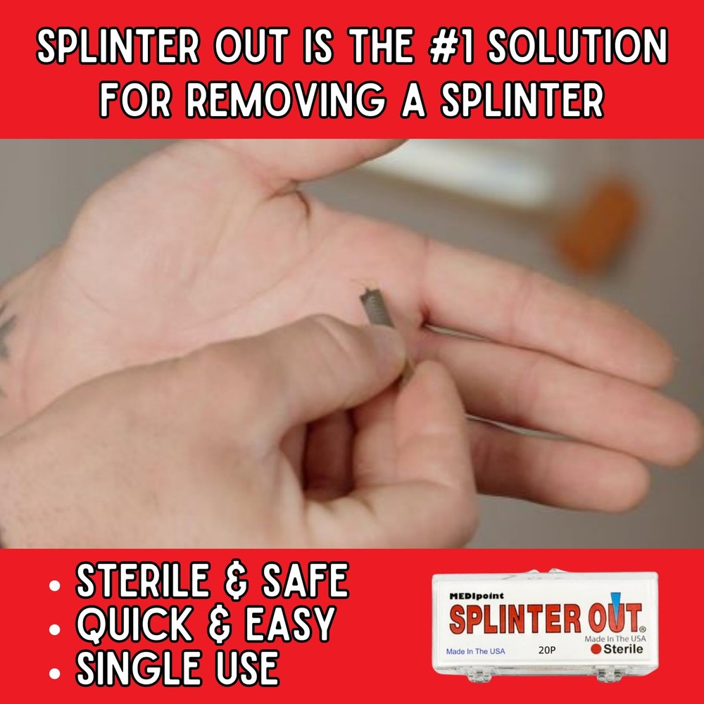 Splinter Remover Splinter Out 20 Count