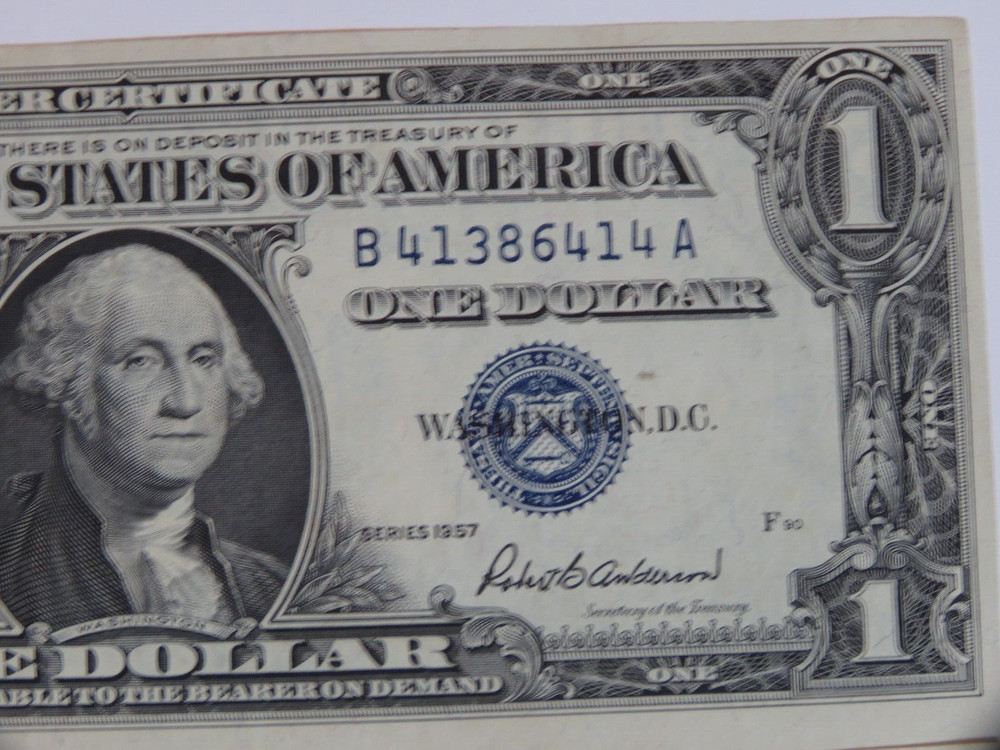3- 1957 Silver Certificates - Lightly Circulated Condition