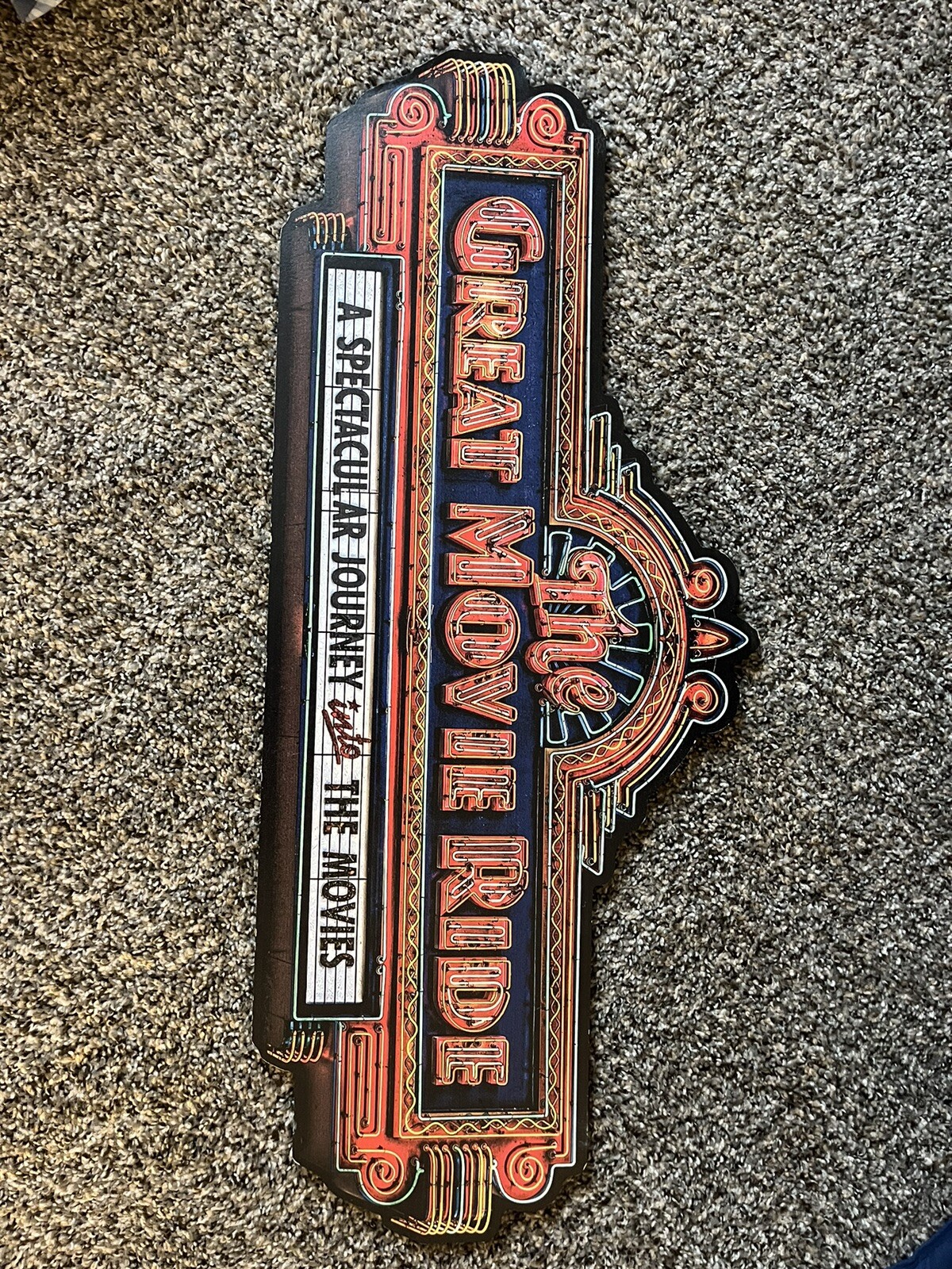 Disney World Parks MGM Hollywood Studios The Great Movie Ride Wall Sign