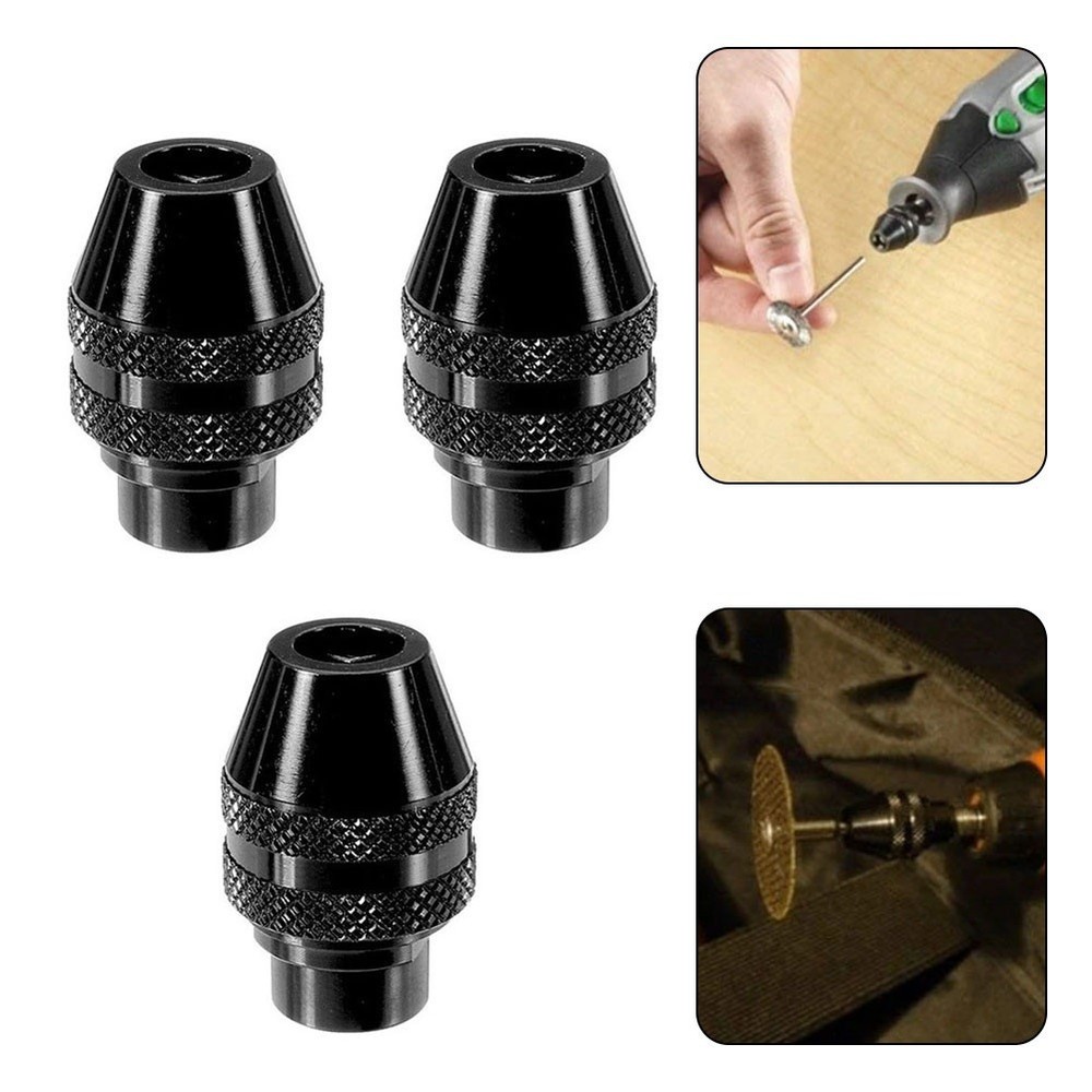 Power Tools Drill Chuck Grinding Chuck 0.8-3.2mm 3pc Keyless Drill Chuck