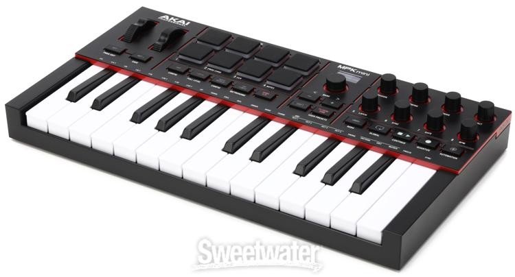 Akai Professional MPK Mini IV MIDI Keyboard Controller - Black