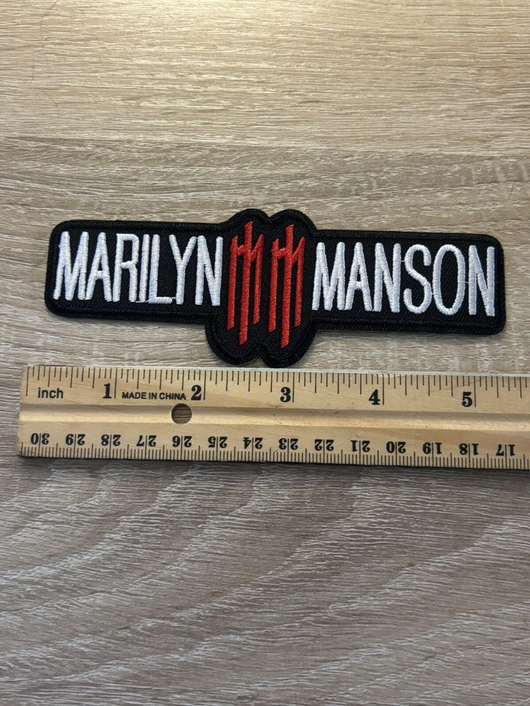 Marilyn Manson Band Iron On Patch