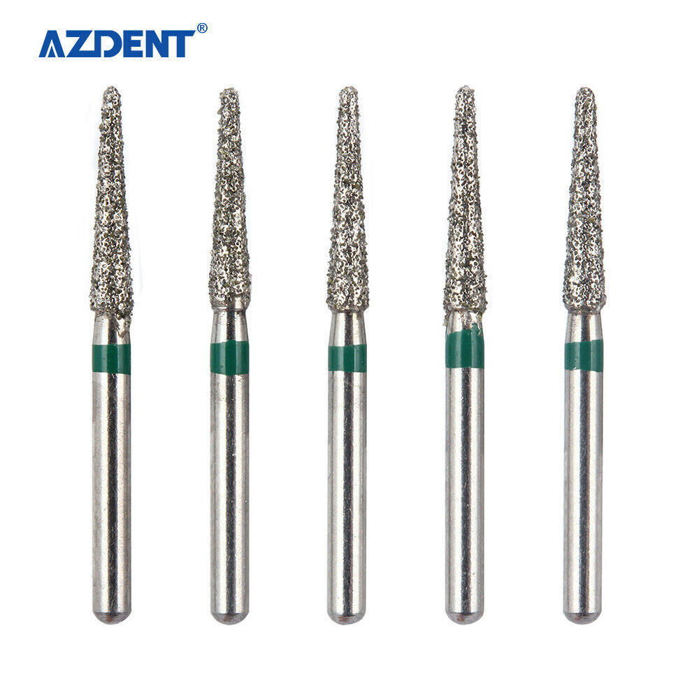 5Pcs/kit Dental Turbine Diamond Burs For High Speed Handpiece FG Burs